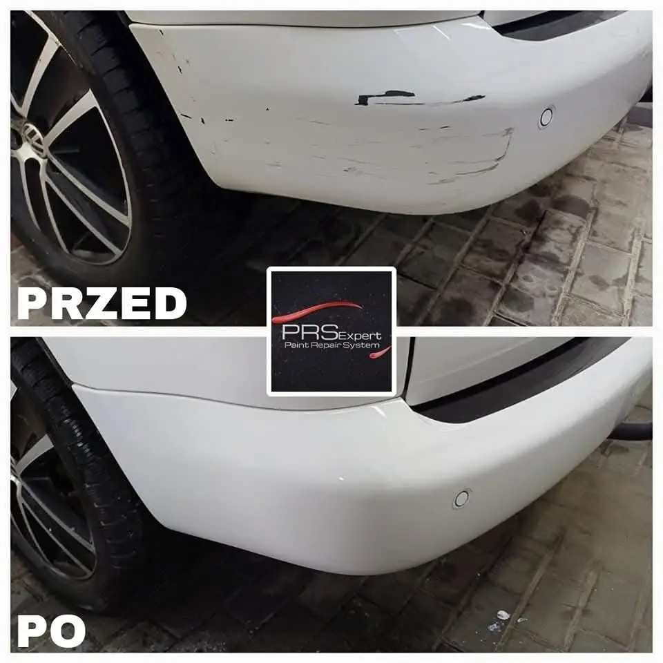 PRS Expert szybkie naprawy lakiernicze efekt przed i po