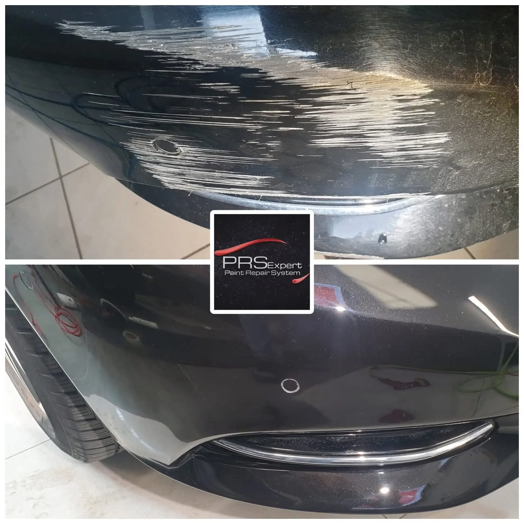 przed i po naprawie lakierniczej